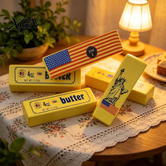 Quetschspielzeug für Erwachsene Langsam aufsteigender Butterstiel Kneten Stressabbau Weiches TPR Sensorische Linderung Kinder Angst Dekompression Hand Mittlere Größe Kugel