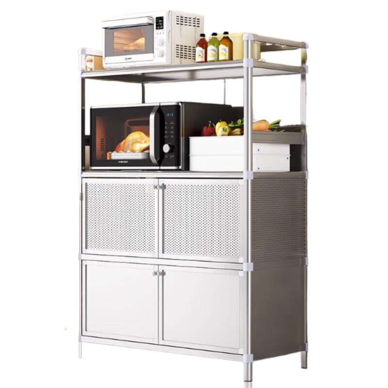 Modern Carbon Steel Kitchen Storage Cabinet