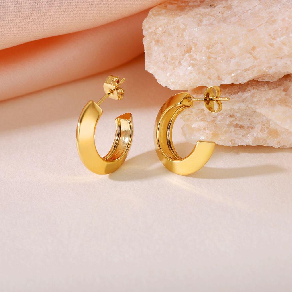 2025 Luxury Titanium Steel Earrings - No Fade, High-End Feel