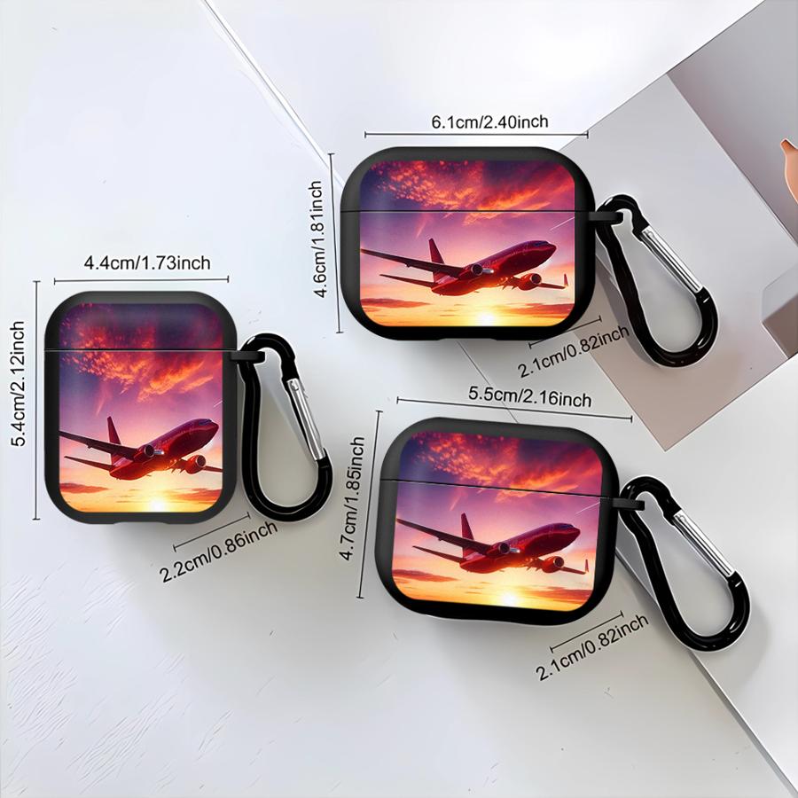Earphone Cases Cover Case For Airpods 4 Pro2 3 Pro3 1 2 Pro Aircraft Fly Smoothly