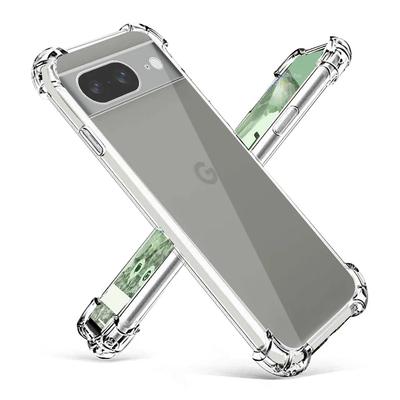 Für Google Pixel 8 Pro 8A Hülle Klare Silikon Weiche Handyhülle Für Pixel 8A Pixel 8Pro Transparent Stoßfest Schutz Rückseite