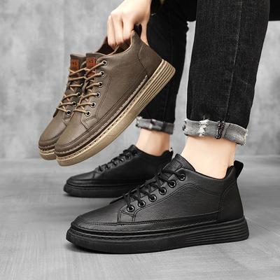 All Match Heren Kantoor Werk Casual Leren Schoenen Jongens Studenten Herfst Lente Dagelijks Wandelen Skateboard Schoenen