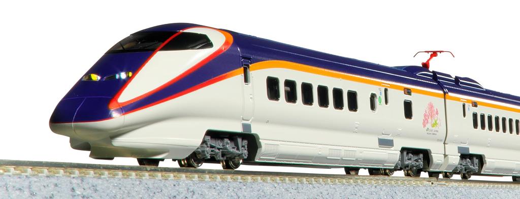 KATO N Gauge E3 Series 2000 Yamagata Shinkansen Tsubasa New Paint 7-Car Set, Model Train, 10-2096