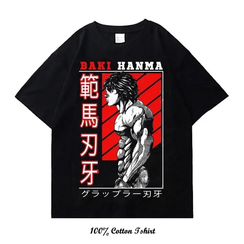 Tricou Anime Japonez Baki Hanma The Grappler cu Imprimeu Grafic Mânecă Scurtă Gât Rotund Mărimi Mari Tricou Femei