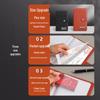 Multifunctional Large Deposit Certificate and Money Holder Clip for Bank Use