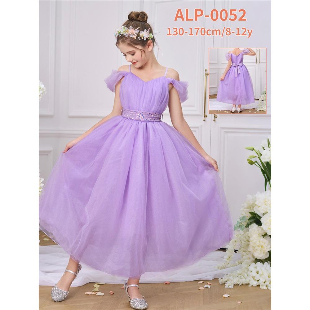 Children's Dress Princess Dress Sequin Mesh Evening Dress Forging Temperament Stage Puffed Dress Girls Party Dress