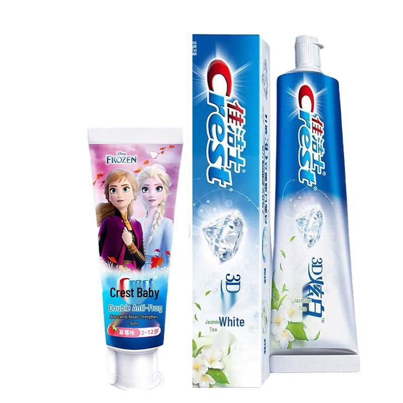 Crest Toothpaste Bundle: Kids Anti-Cavity & 3D White