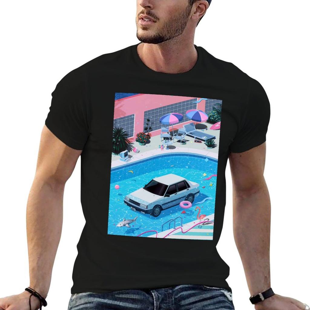 Florida Pool Tshirt Breathable Mesh Panel Tshirt