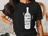 Red Wine a Little Laugh a Lot - Witty Humor Graphic Tee - Cheerful & Trendy Drinking Shirt