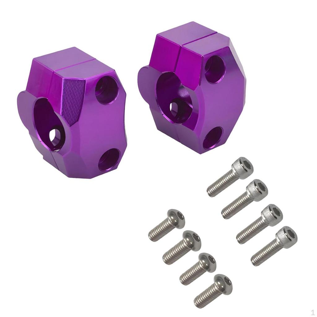 Aluminum Alloy Handlebar Riser, Mount Clamp for Motorbike and ATV