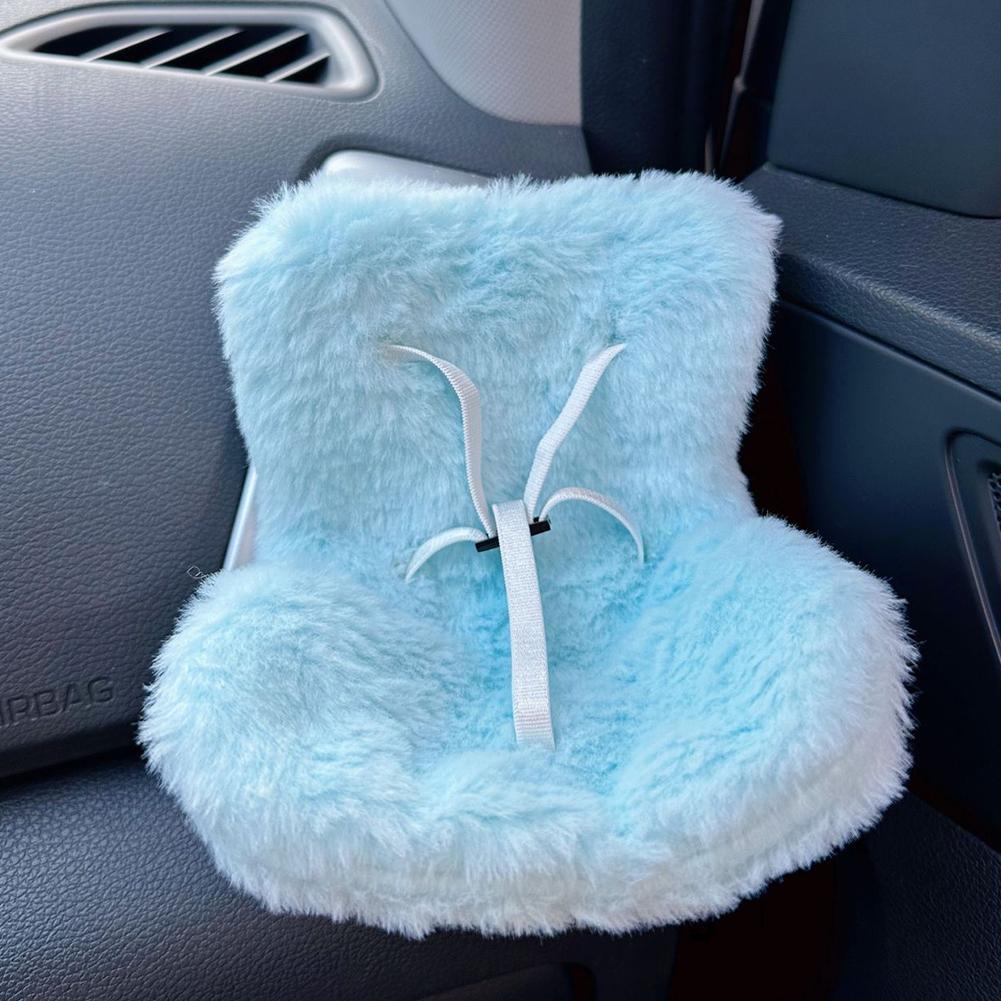 Geeignet für 17 cm süße Puppe, süßer Autosicherheitssitz, Auto-Luftauslass-Dekoration, Auto-Innendekoration, Ornament