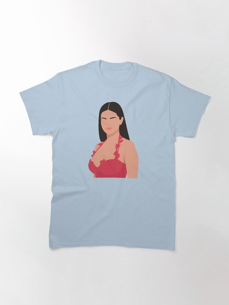 T-shirt Classica con Illustrazione Lineless di Selena Gomez