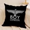 Marke B-BOY LONDON Kissenbezug Weicher Plüschstoff Beidseitig Bedruckter Sofakissenbezug für Alle Jahreszeiten Wohndeko Geschenk