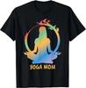 Peaceful Yoga Mom Meditation Mother's Day Gift T-Shirt Size L & XL T-Shirt
