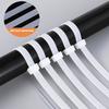 500/1000PCS Self Locking Plastic Nylon Cable  White 200mm Cable Fastening Ring 150mm Cable  300mm Zip Wraps Strap Tie