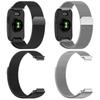 Mailänder Magnetisches Edelstahl-Uhrenarmband für Garmin CIRQA Smart Band Ersatz-Metallarmband