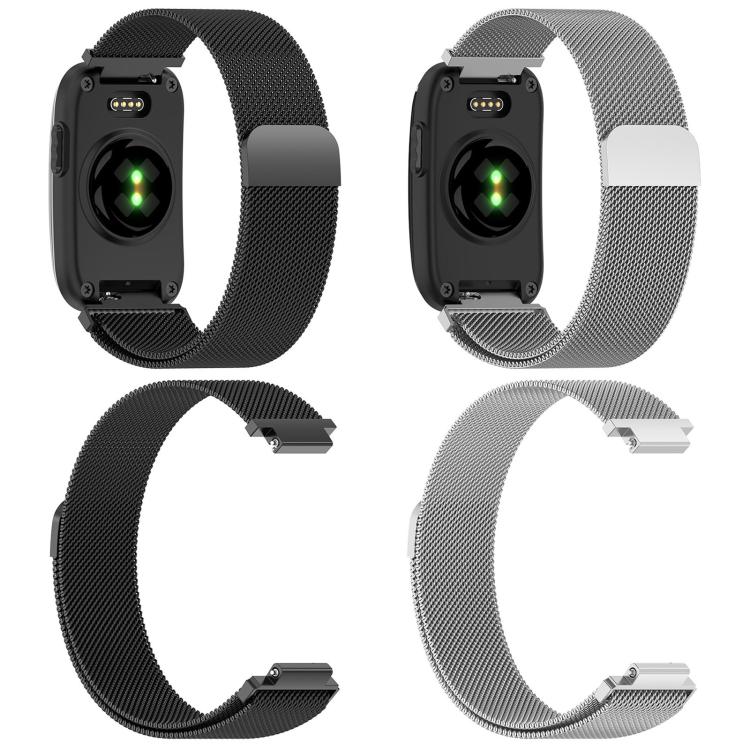 Mailänder Magnetisches Edelstahl-Uhrenarmband für Garmin CIRQA Smart Band Ersatz-Metallarmband