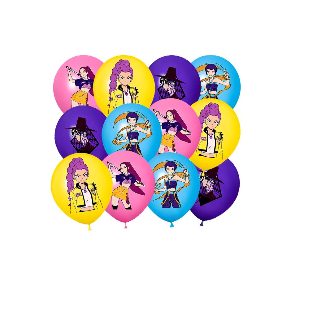 K Pop Demon Hunters Theme Boy Bands and Girl Groups Birthday Party A Grand Collection for Baby Shower Disposable Party Supplies