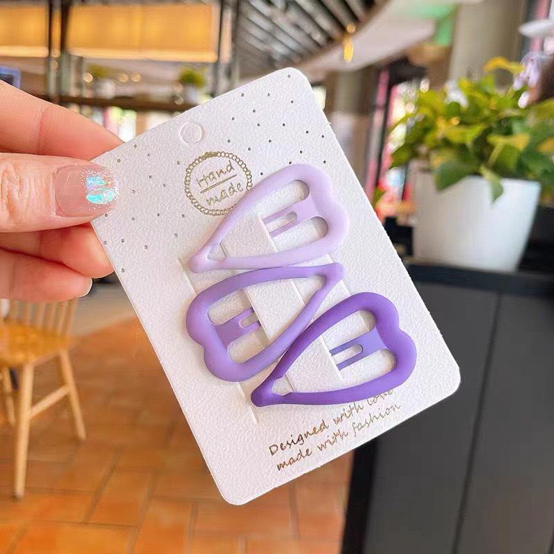 Simplistic Coffee Hair Clip for Women & Kids - No-Trace Side Bangs Organizer