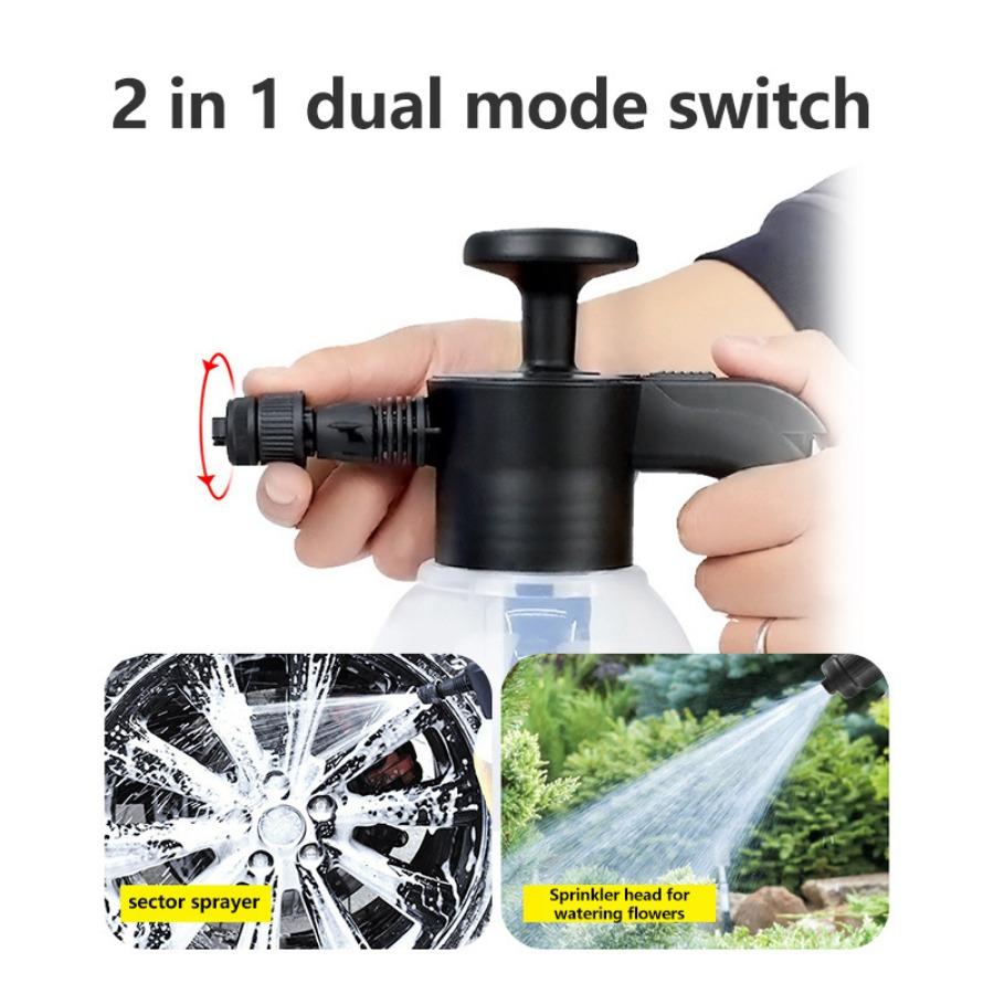 Car Washing Spray Pot Foam Spray Pot 2L Spray Type with Pressure Relief Valve for Household Car Spray Hand Pressure Spray Pot