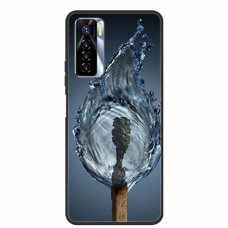 For Tecno Camon 17 Pro Cases 17P 17 Soft TPU Silicone Phone Cover for Tecno Camon 17P Back Cover Bumper Fundas Camon17 CG7n Capa