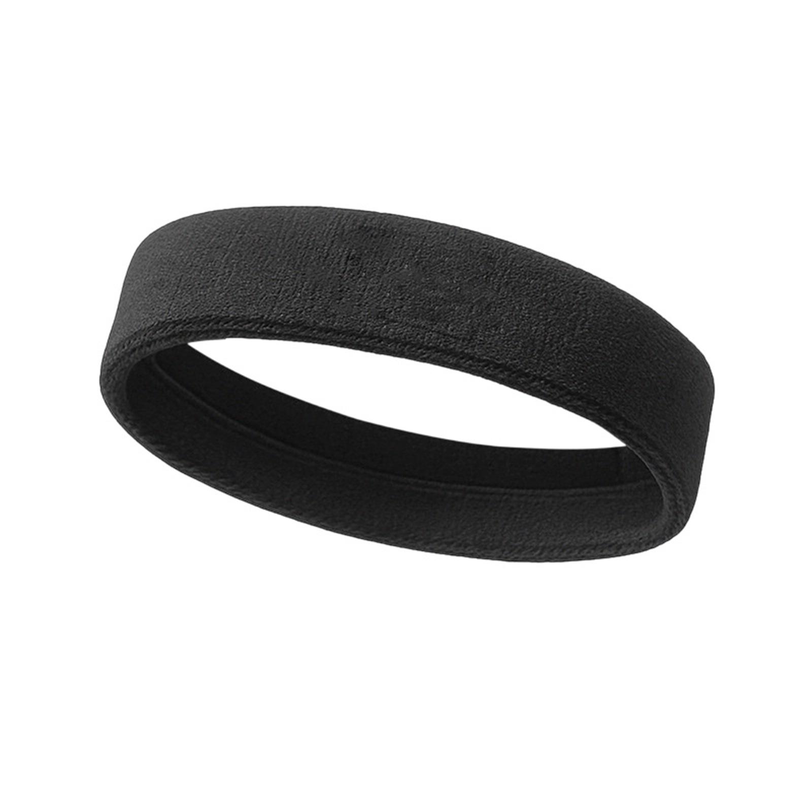 

Повязка на голову для бега, Фитнес-йога повязка на голову, Повязка на голову, Влаговпитывающая One Size чёрный