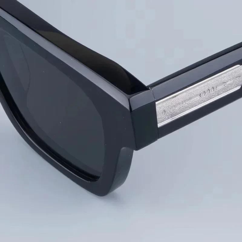 JMM Fellini Sunglasses Square High Quality High Street Punk Uv400 Men and Women Eyeglasses for Optical Prescripiton with Case