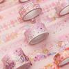 9 Rolls Mystic Gold Washi Tape Set Wide Gold Silver Foil Masking Tape Adhesive Decorative Stickers for Arts DIY Crafts