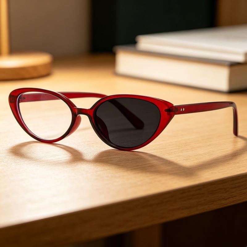 New Trendy Photochromic Reading Glasses Women Fashion Cat Eye Frame Presbyopia Eyewear Men Color Changing Far Sight Eyeglasses