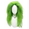 Green Press Long Straight Hair Chemical Fiber Synthetic Wig Festival Party Birthday Party Daily Ware