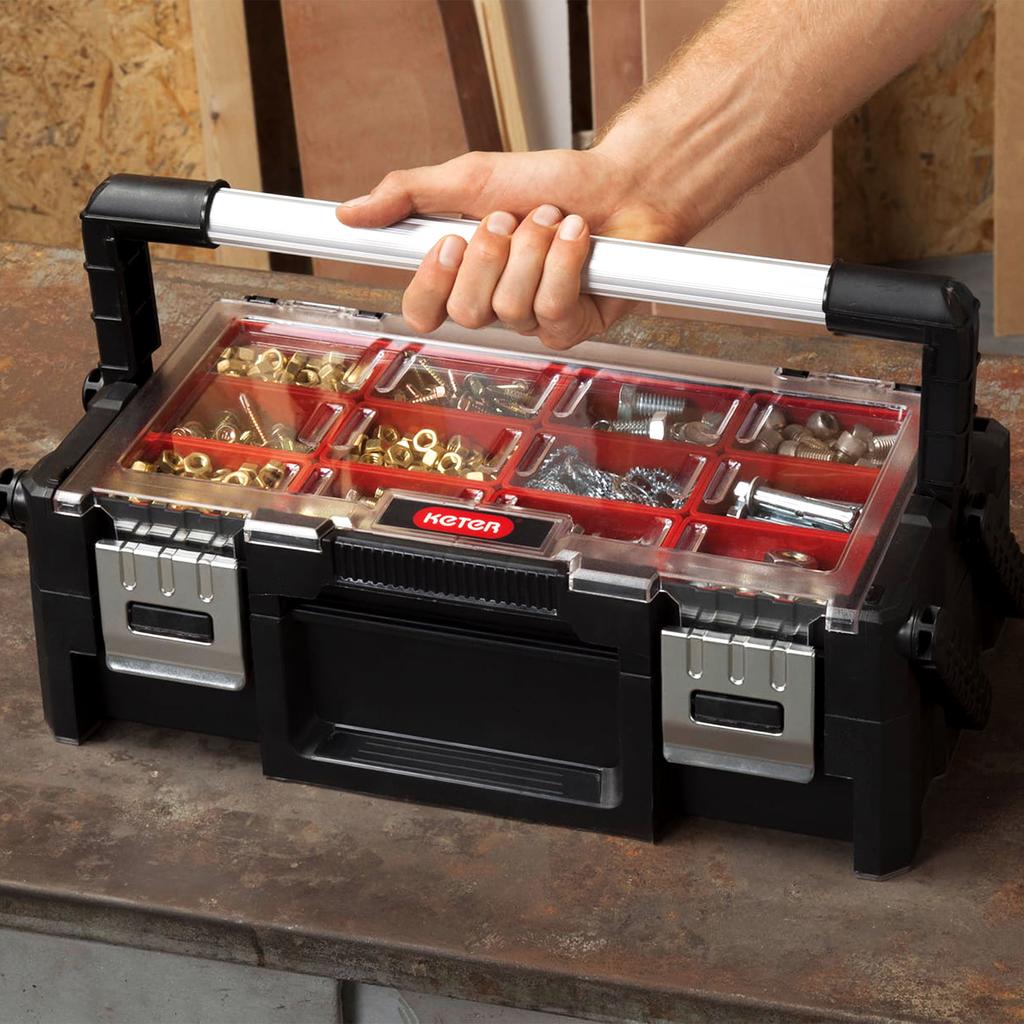 KETER Skrzynka Walizka Narzędziowa Organizer