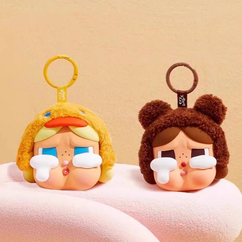 Heulsuse Tränenfabrik Serie Kopfhörertasche Kreatives Peripheriegeschenk Anti-Sturz Kopfhörer Reißverschlusstasche Vinyl Plüsch Schlüsselanhänger Anhänger Spielzeug