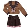 Cosplay Valentine Chocolate Sailor Brown [Clear Stone] Women's