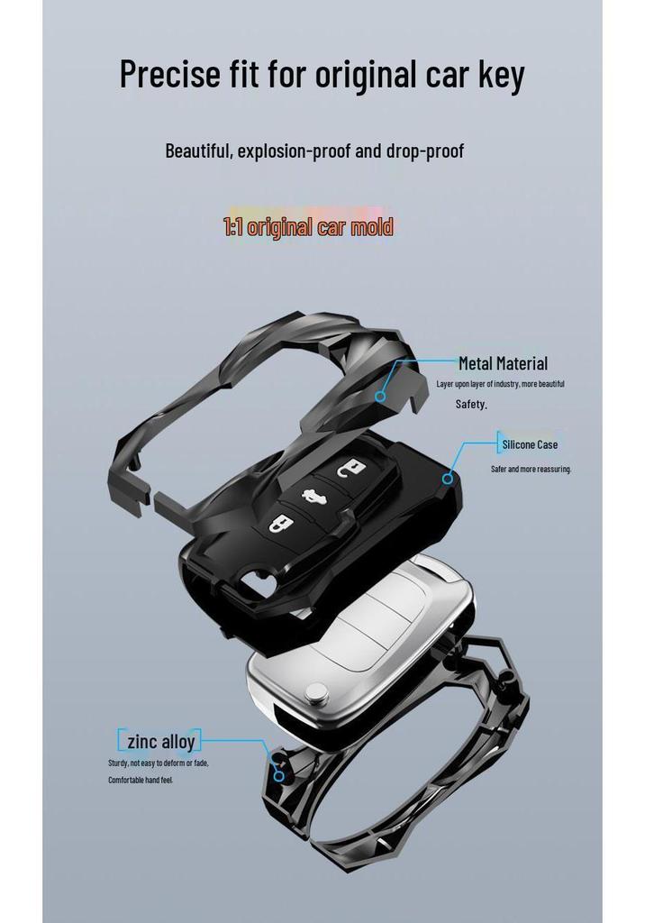 Kia K3 K4 KX3 KX57 Sorento K5 Car Key Cover and Buckle Bag