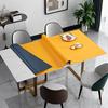 EGROON PU Leather Tablecloth, Table Mat, Desk Mat, Rectangular Table Cover, Multifunctional, Water-Repellent, Durable, Stain-Resistant, Double-Sided D
