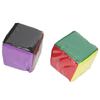 2pcs DIY Education Playing Game Dice with Clear Pocket Early Learning Soft Foam Dice for Teaching with Storage Bag