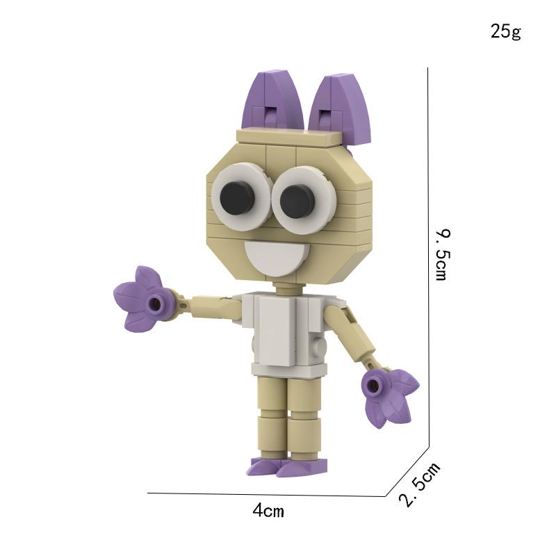 2024 3D Kinder-Block-Kunststoff-Spiel-Designer für Jugendliche und Kinder Dandy's World