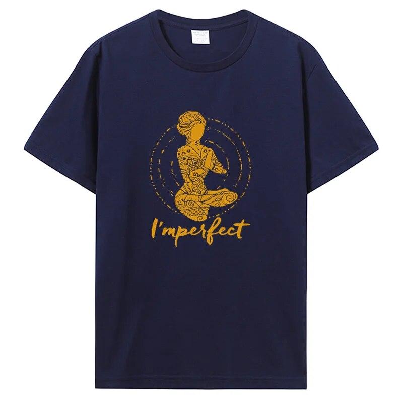 T-Shirt mit Aufdruck „I'm Perfect Yoga Girl“ aus Baumwolle, Unisex, Sommer, Damen, T-Shirt, Hip-Hop, T-Shirt, Tops, Harajuku, Streetwear, lustige T-Shirts