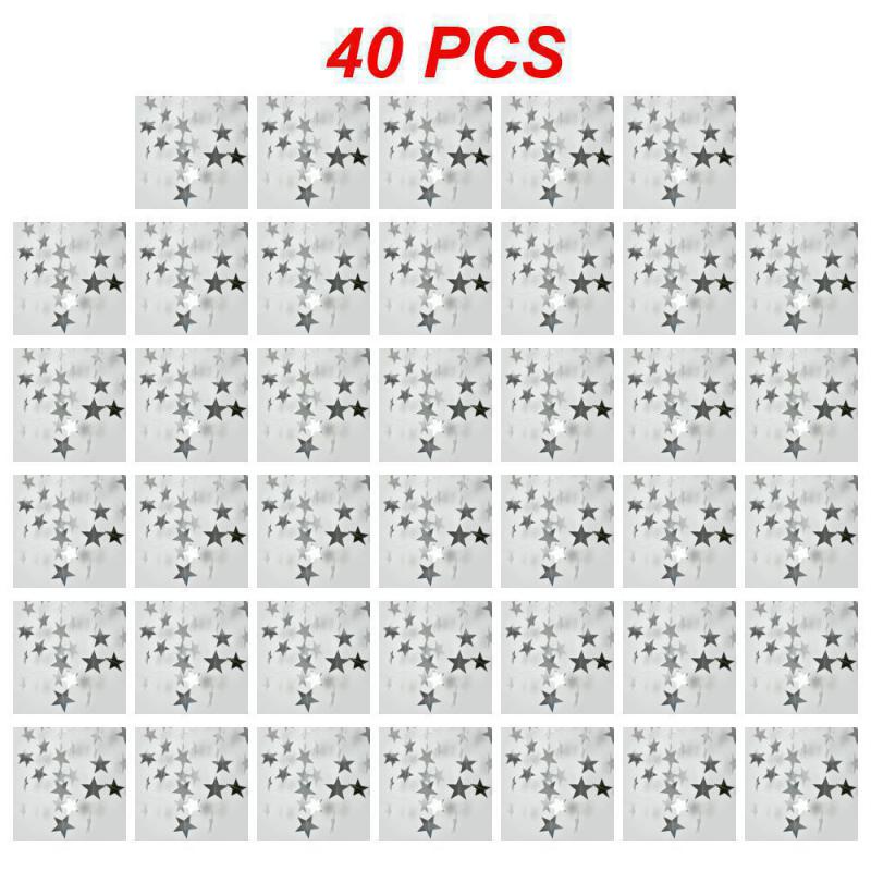 10~40 szt. Gwiazda Dysk Impreza Kwiat Trwałe Tło do Zdjęć 4 Metry 6 Opcjonalnych Dekoracji na Przyjęcie Urodzinowe Szycie Papierowy Kwiat