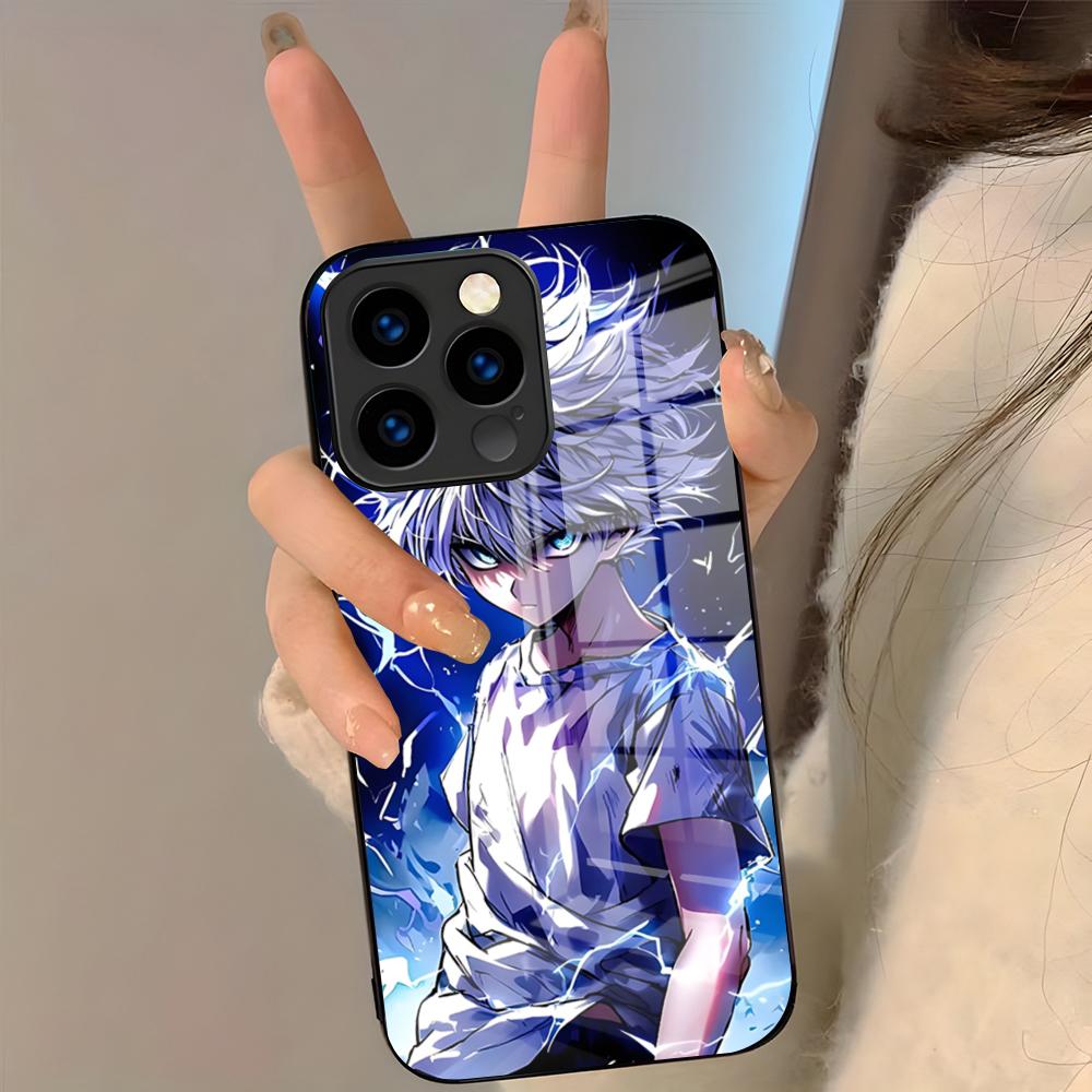 Hunter X Hunter Killua Phone Case For IPhone 17 Pro Max 16 15 14 Pro Max 13 11 Plus Glass Cover