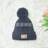 Winter plush wool hat women's warm thickened winter white knitted hat women's fashion versatile double-layer ear protection hat