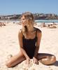 FEELS LIKE SUMMER Open Back One Piece (Jet Black)