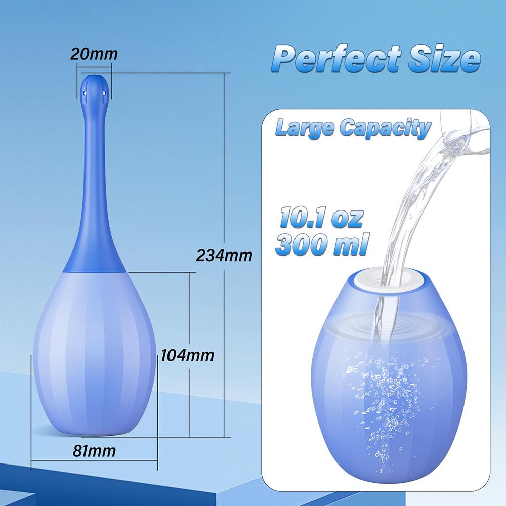 Reusable Silicone Enema Bulb Anal Douche Cleaner for Men Women Colon Cleansing Anti-Backflow Douche for Easy Cleaning Devices 18
