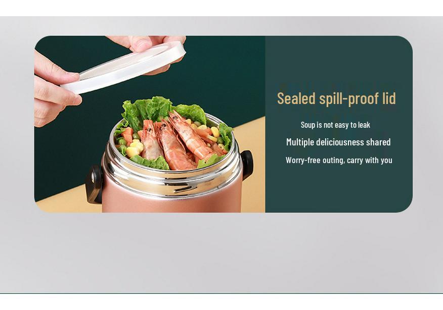 High-Value Insulated Lunch Box: Stylish & Durable 304 Stainless Steel, Ideal for Workers, Students, and Home Use