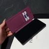 Samsung S25 Ultra Flip Card Holder Phone Case with Armor Shield and Rotating Magnetic Stand - Full Coverage Anti-Drop A17 Case
