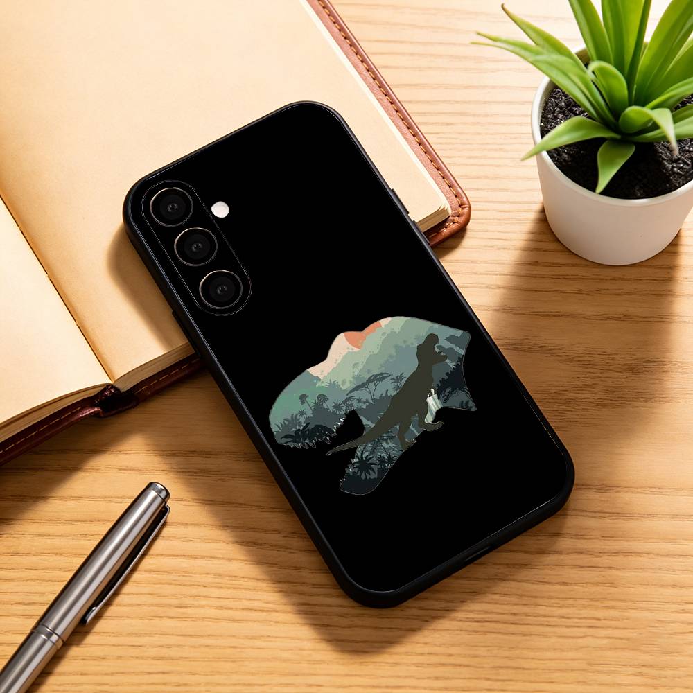 J-Jurassic D-Dinosaur World  Phone Case For Samsung Galaxy A73,A72,A71,A70,A53,A52,A51,Others Soft Black Cover