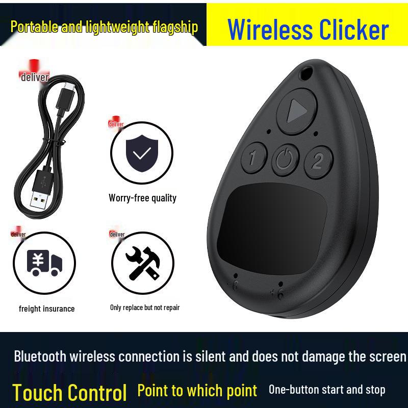 High-End Wireless Bluetooth Touch Screen Clicker - Enhanced Sensitivity
