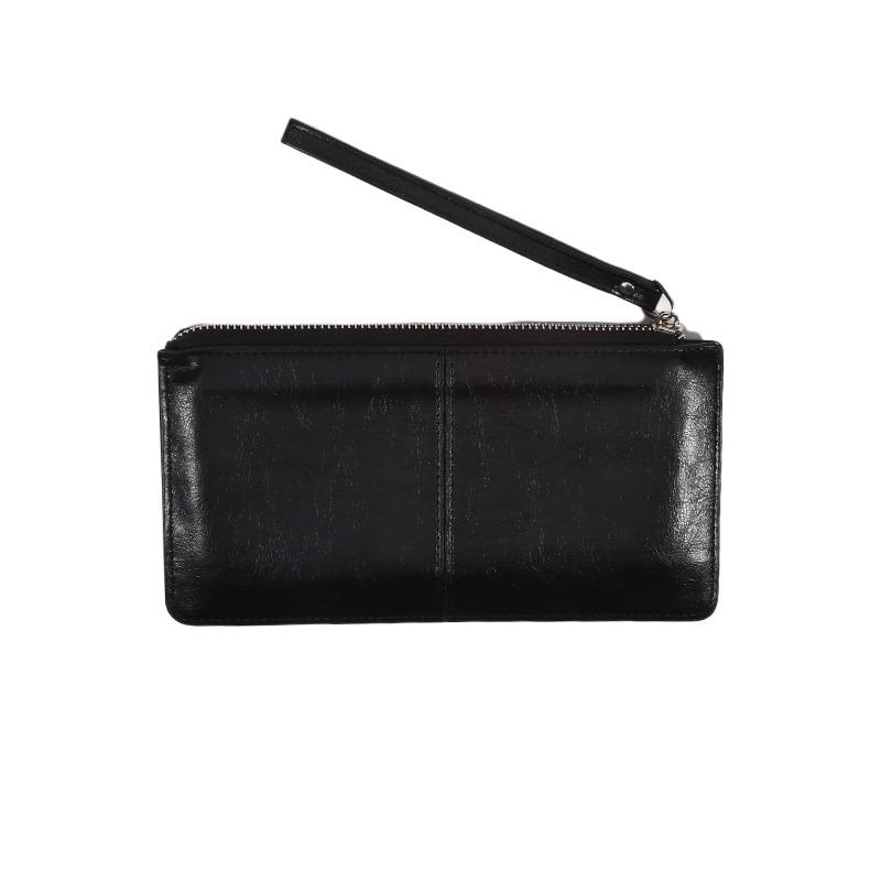 New Fashion Women Office Lady PU Leather Long Purse Clutch Zipper Business Wallet Bag Card Holder Big Capacity Wallet