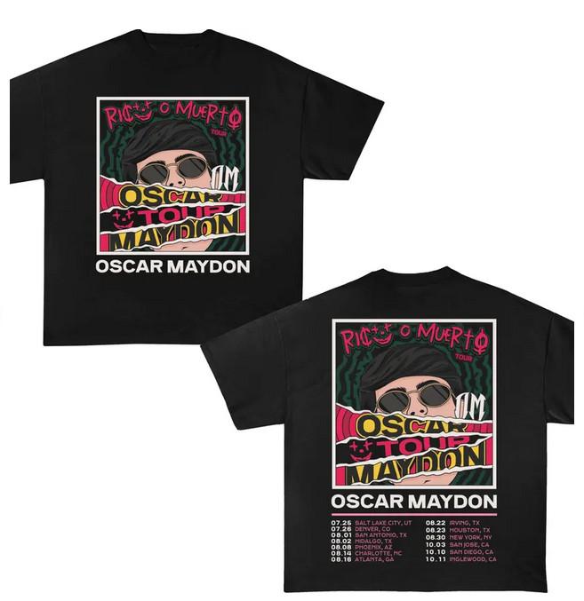 Oscar Maydon Tour T-shirt, Oscar Maydon Merch.