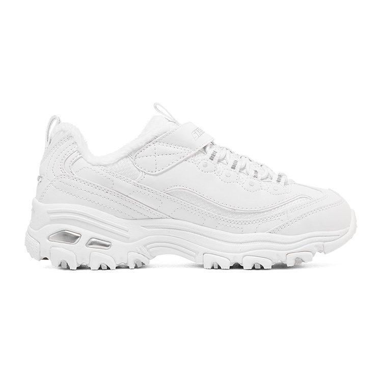 Skechers D'LITES Kids Lifestyle Shoes White Teenagers 302539L-WSL
